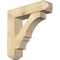 Ekena Millwork Balboa Craftsman Rough Sawn Bracket w/ Offset Brace, Douglas Fir, 8"W x 32"D x 32"H BKT0806X32X32BOA04RDF - alternate 1